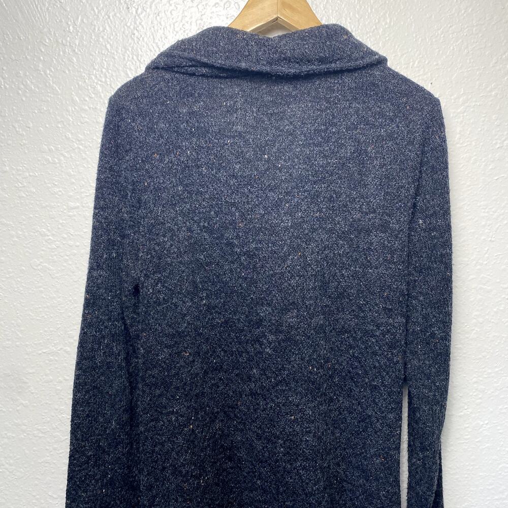 Vtg Y2K Fleur De Lis Avant Garde Grunge Ruffle Whimsigoth Boho Sweater Jacket M - Picture 14 of 16